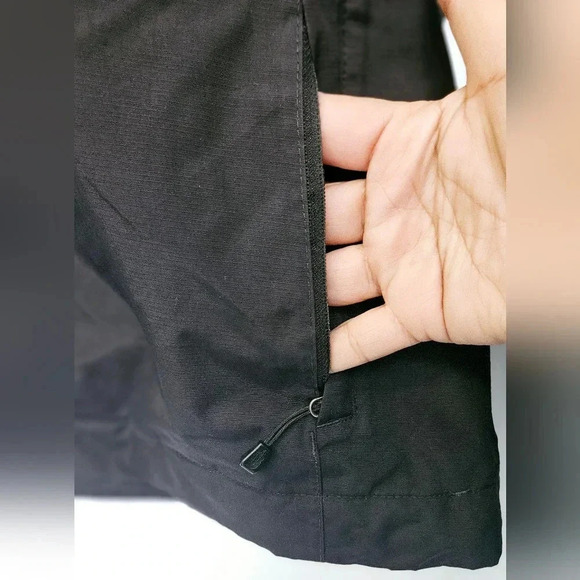 The North Face GoreTex Insulated Full Zip Parka Hood Jacket Women's Large Black - Picture 4 of 15